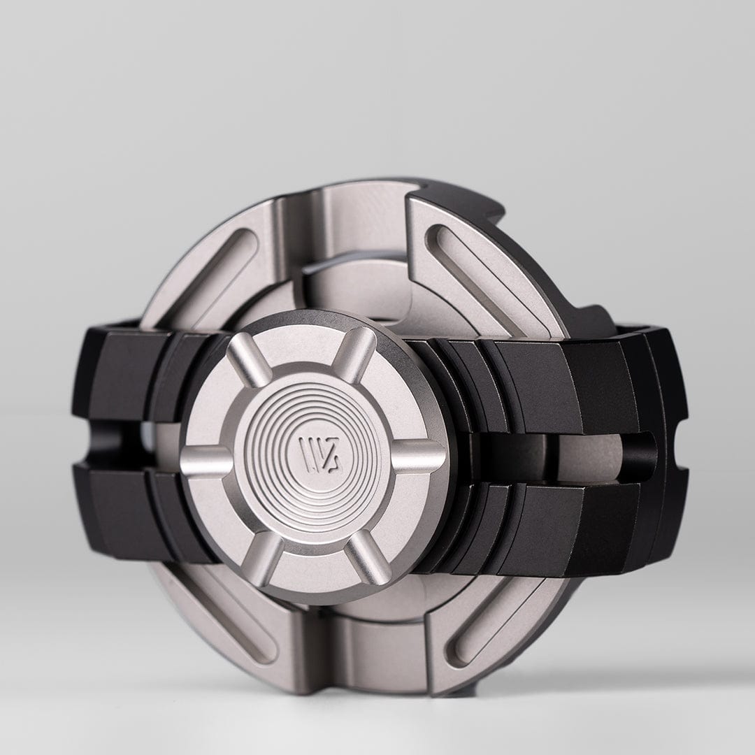WANWU Fidget Spinner FARADAY Stainless Steel Black and White Color Matching