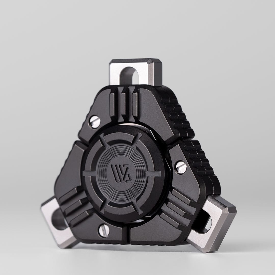 WANWU Fidget Spinner MINI KEPLER Stainless Steel PVD Black