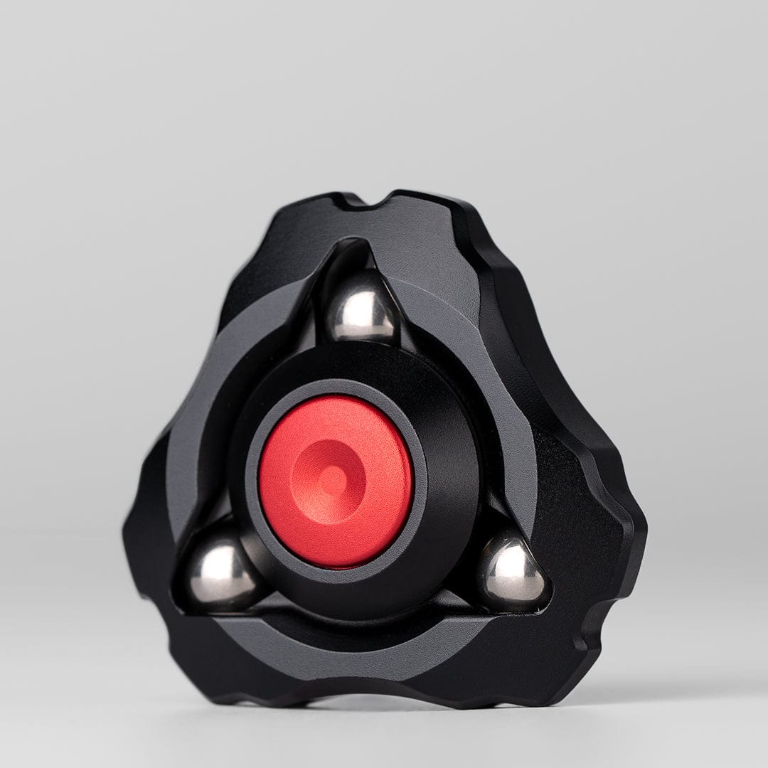 WANWU Fidget Spinner MINI ZEUS Aviation aluminum - black red