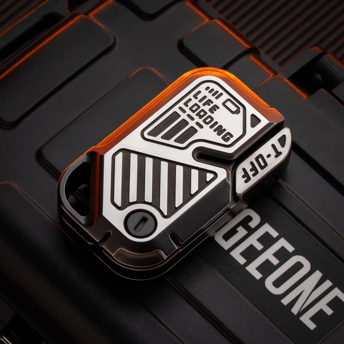 01EDC Fidget Slider POP Throwing Card Stainless Steel