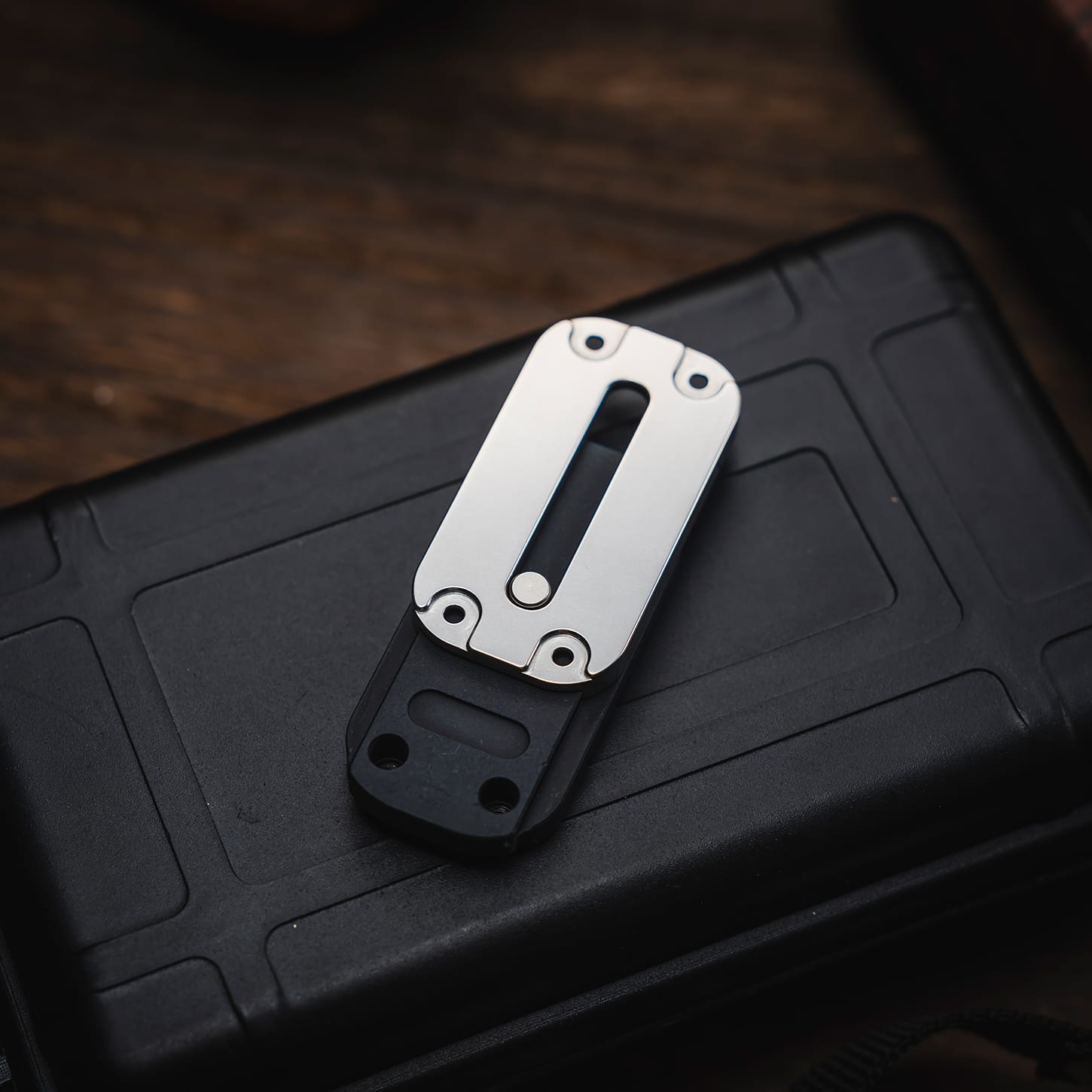 01EDC Fidget Slider Slider 01EDC 01 Slider Accessories / Super thin main body-SS (with random PC shells)