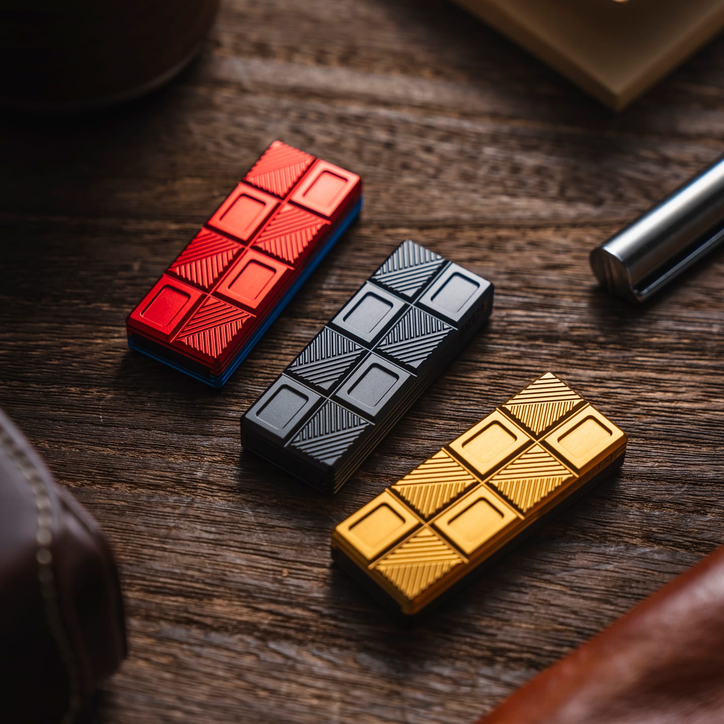 01EDC Fidget Slider Wafer Biscuit 2.0-Chocolate