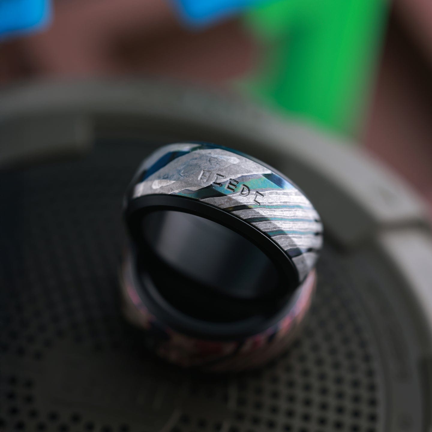 ACEdc 只禁优惠代码 Mechanical Ring 3.0-ZERO Crystal Zircuti-black&white (ships in Mid March) / Size #16