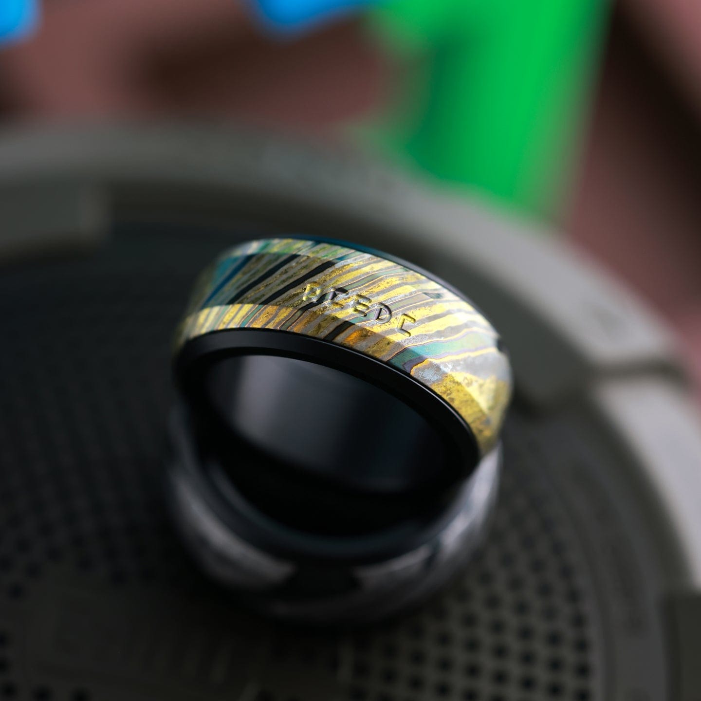 ACEdc 只禁优惠代码 Mechanical Ring 3.0-ZERO Crystal Zircuti-gold (ships in Mid March) / Size #16