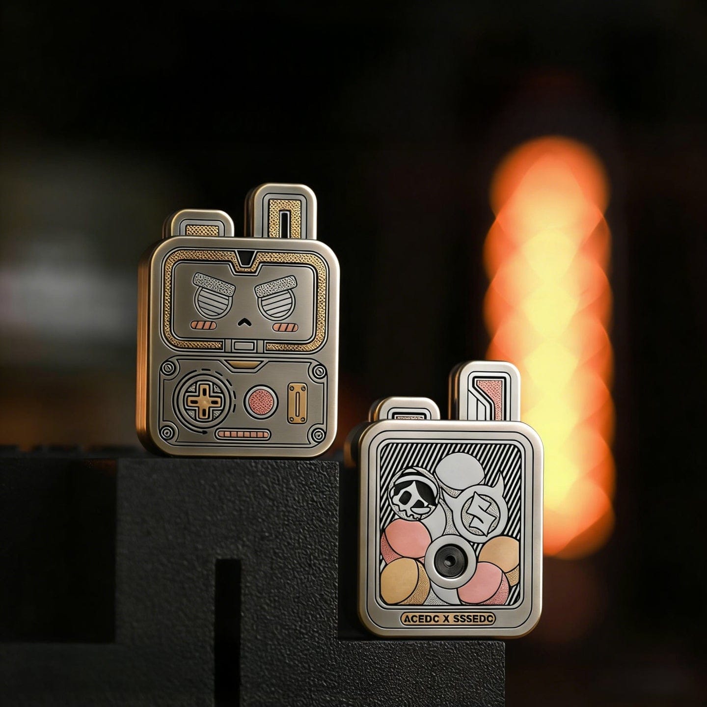 「正規品」acedc Rabbot　ジルコニウム製　EDC　フィジェットトイ ACEdc, Rabbot, Fidget Slider, Jumping Slider