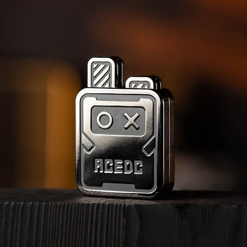 ACEdc Fidget Slider Rabbot Blackened Polished SS (Ships on Jan.25)