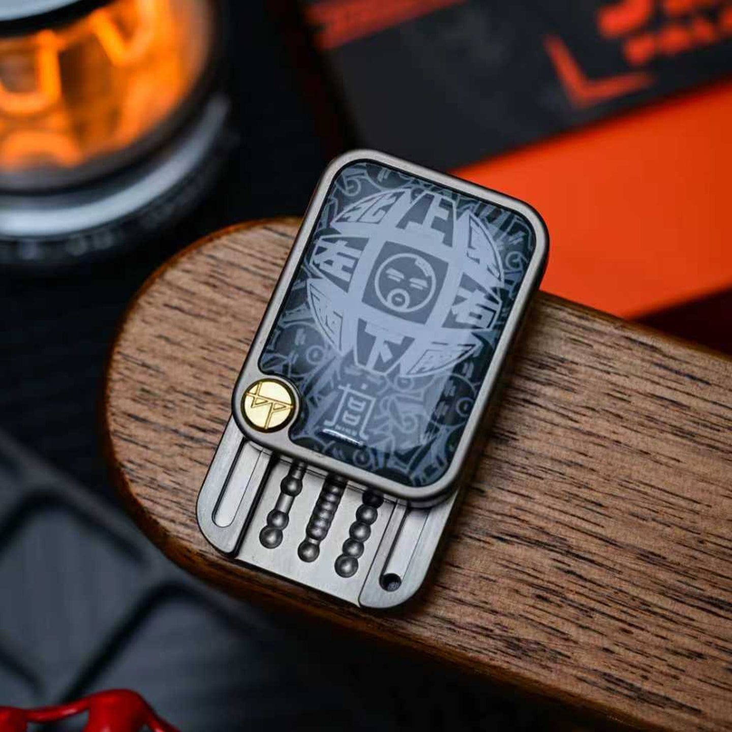 Bpmods 禁店铺满减及优惠代码 Nine-grid Mechanical Slider (direct push) Blasted Titanium (ships in 3 days)