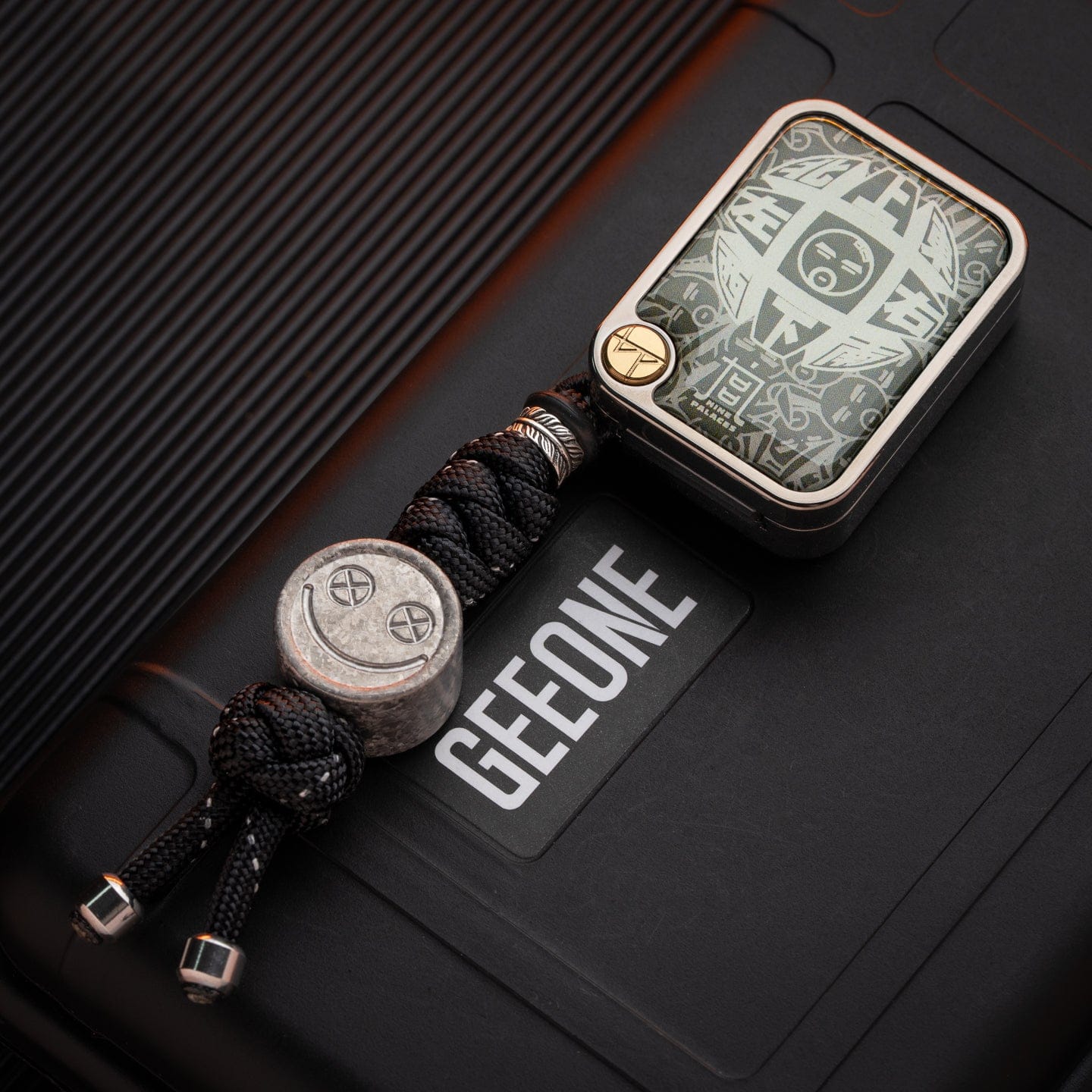 Bpmods 禁店铺满减及优惠代码 Nine-grid Mechanical Slider (direct push) Nine-grid (Polished SS-gun grey)+Smile bead braiding kit