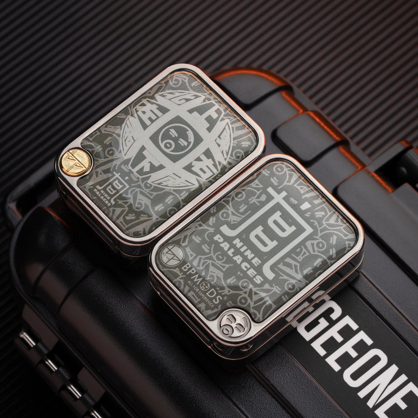 Bpmods 禁店铺满减及优惠代码 Nine-grid Mechanical Slider (direct push) Polished Stainless Steel-gun grey