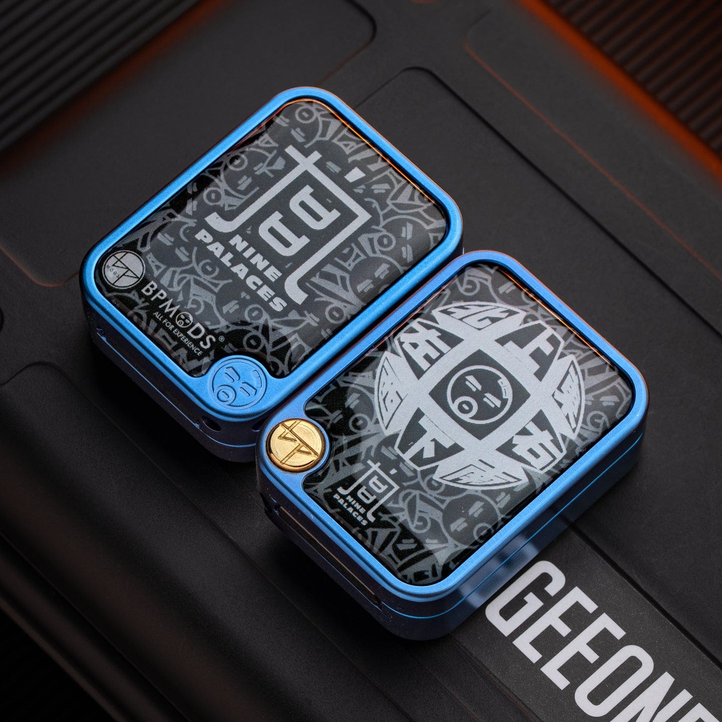 Bpmods 禁店铺满减及优惠代码 Nine-grid Mechanical Slider (direct push) Titanium blue (DIY)