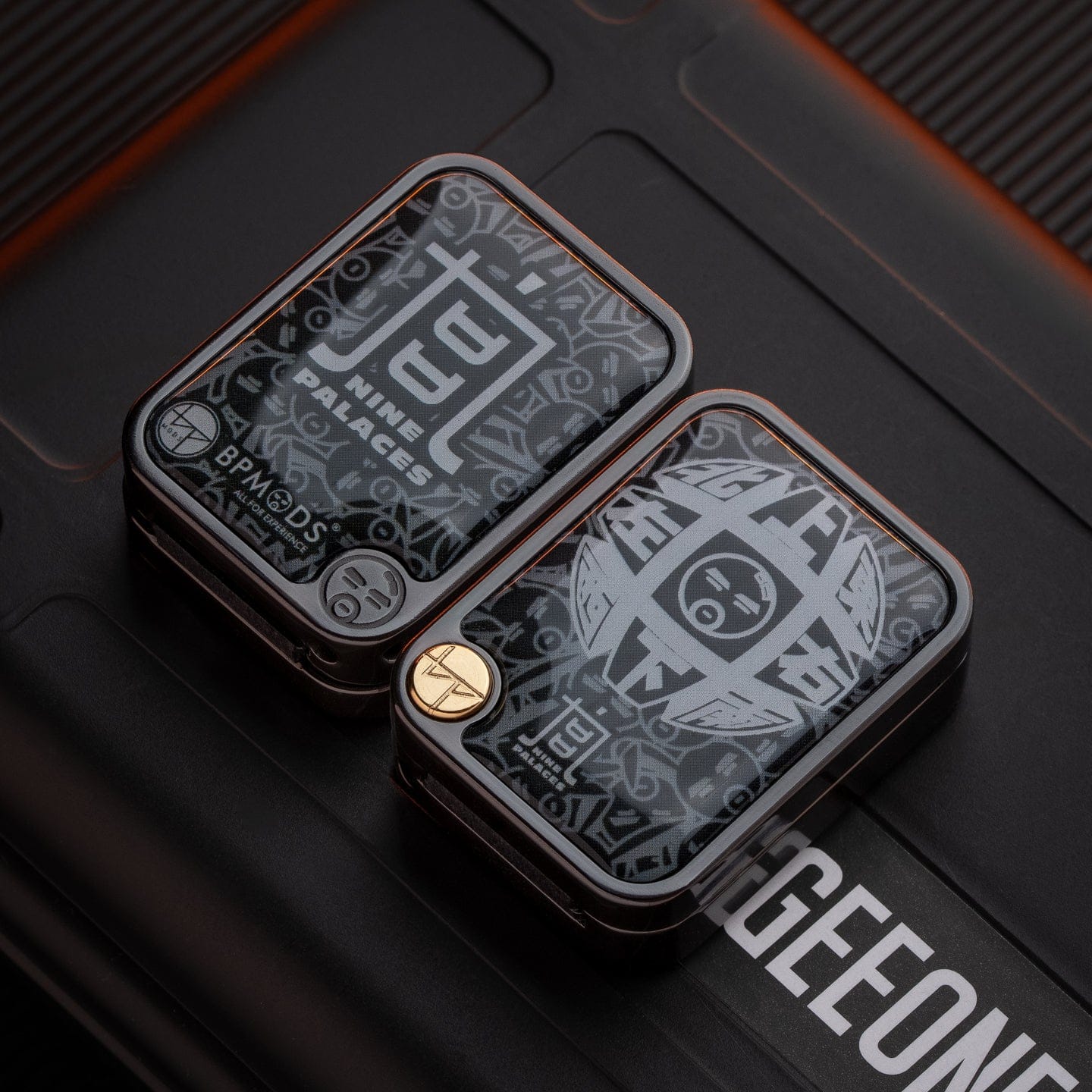 Bpmods Fidget Slider Nine-grid Mechanical Slider Nine-grid / Polished Zirconium