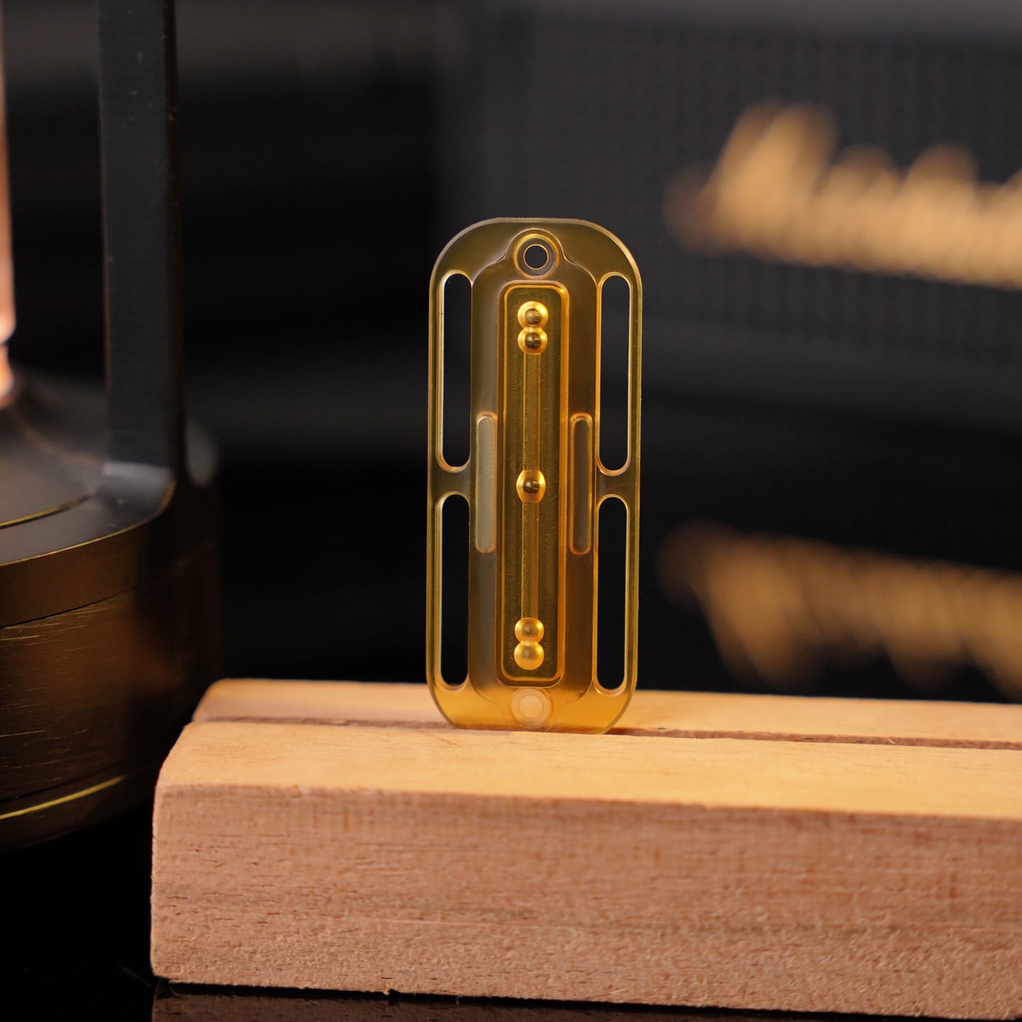 Bpmods Fidget Slider Pioneer Ultem (PEI) - long slide 5 beads track (without main body)