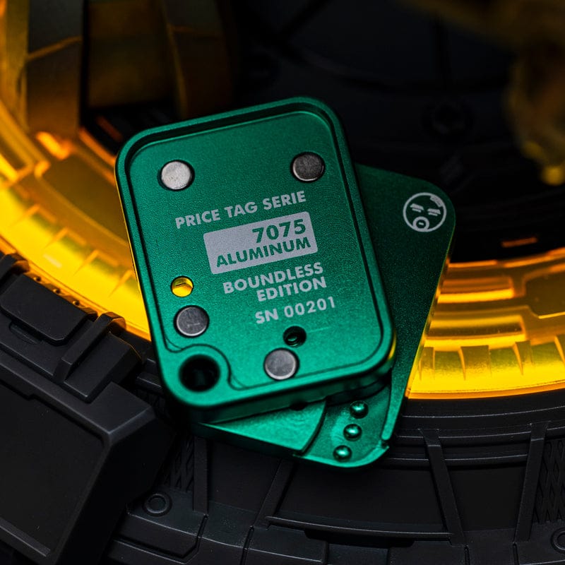 Bpmods Fidget Slider Price Tag (Side Push) Main Body / Green Aluminum-standard (without plate)