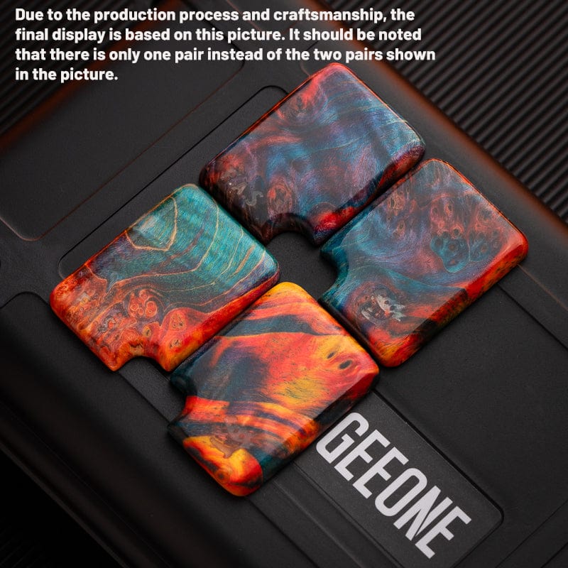 Bpmods Fidget Slider Price Tag (Side Push) Plate / Stabilized wood-fire 2pcs (without main body)