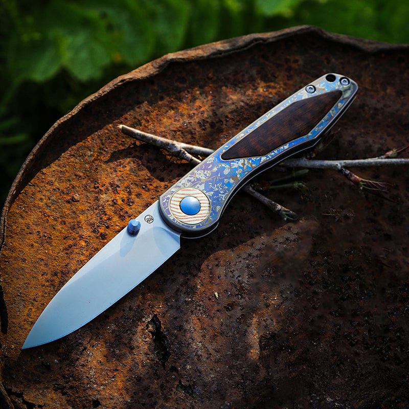 Changshanqijie Multi Tool Violet Pocket Knife K390+Ti (snakewood)