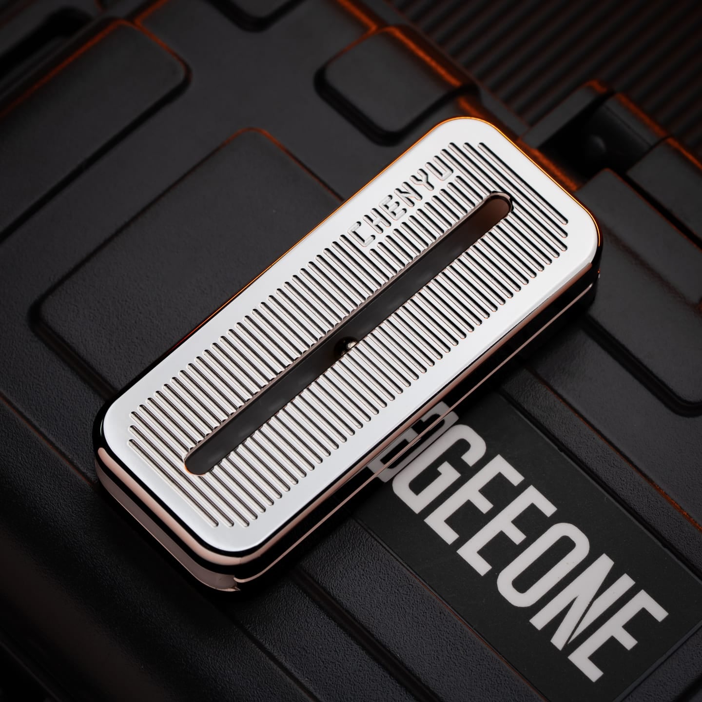 CHENYU Fidget Slider Syntony Polished Stainless Steel