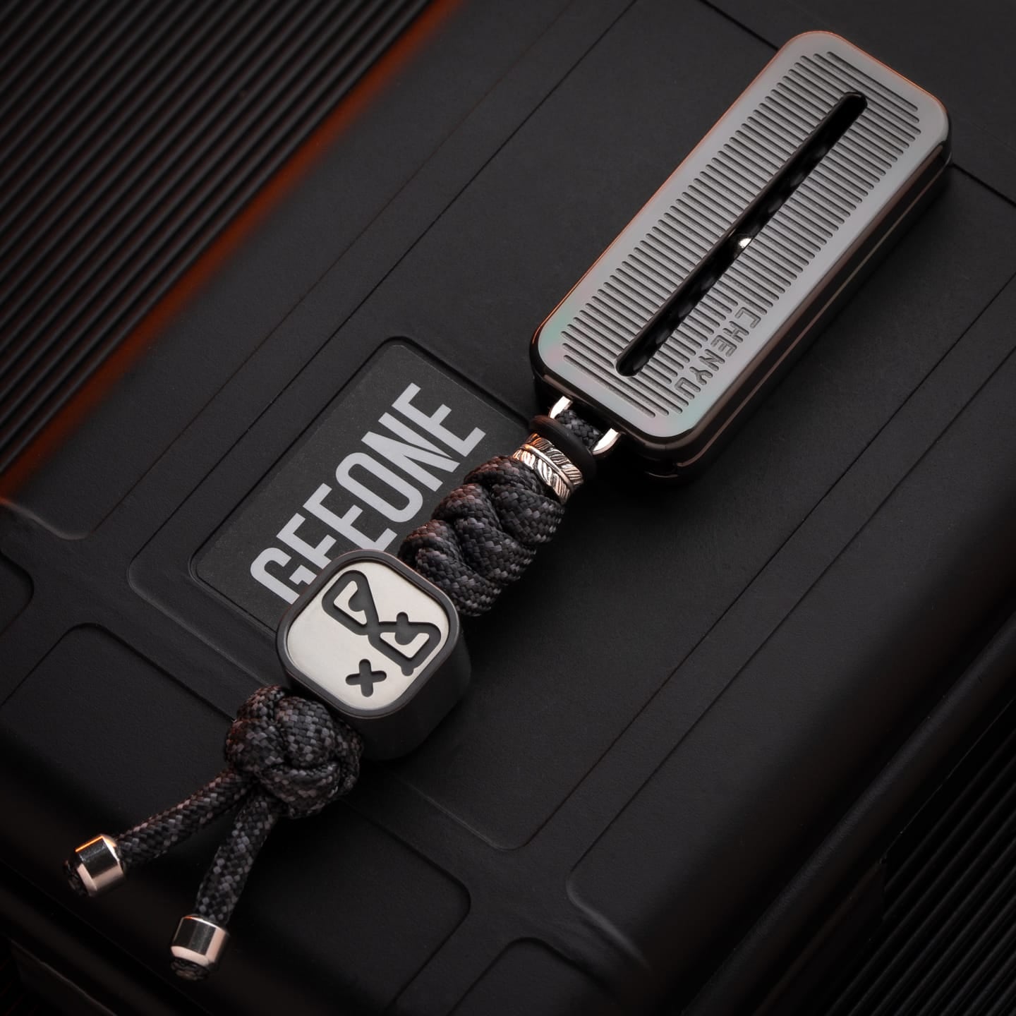 CHENYU Fidget Slider Syntony Polished Zirconium + Emotional Braiding Set