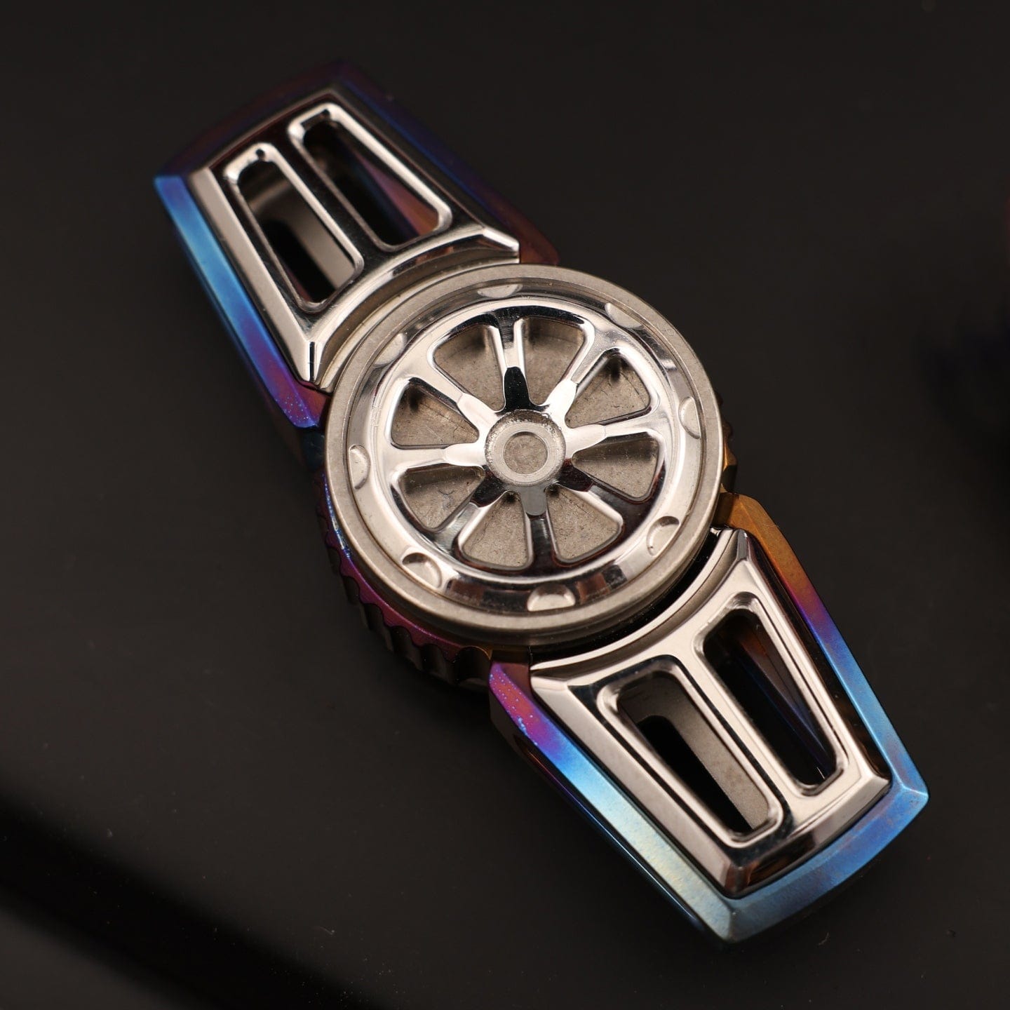 CHIMAGO Fidget Spinner Inverse Flash Titanium baking color/Stainless Steel