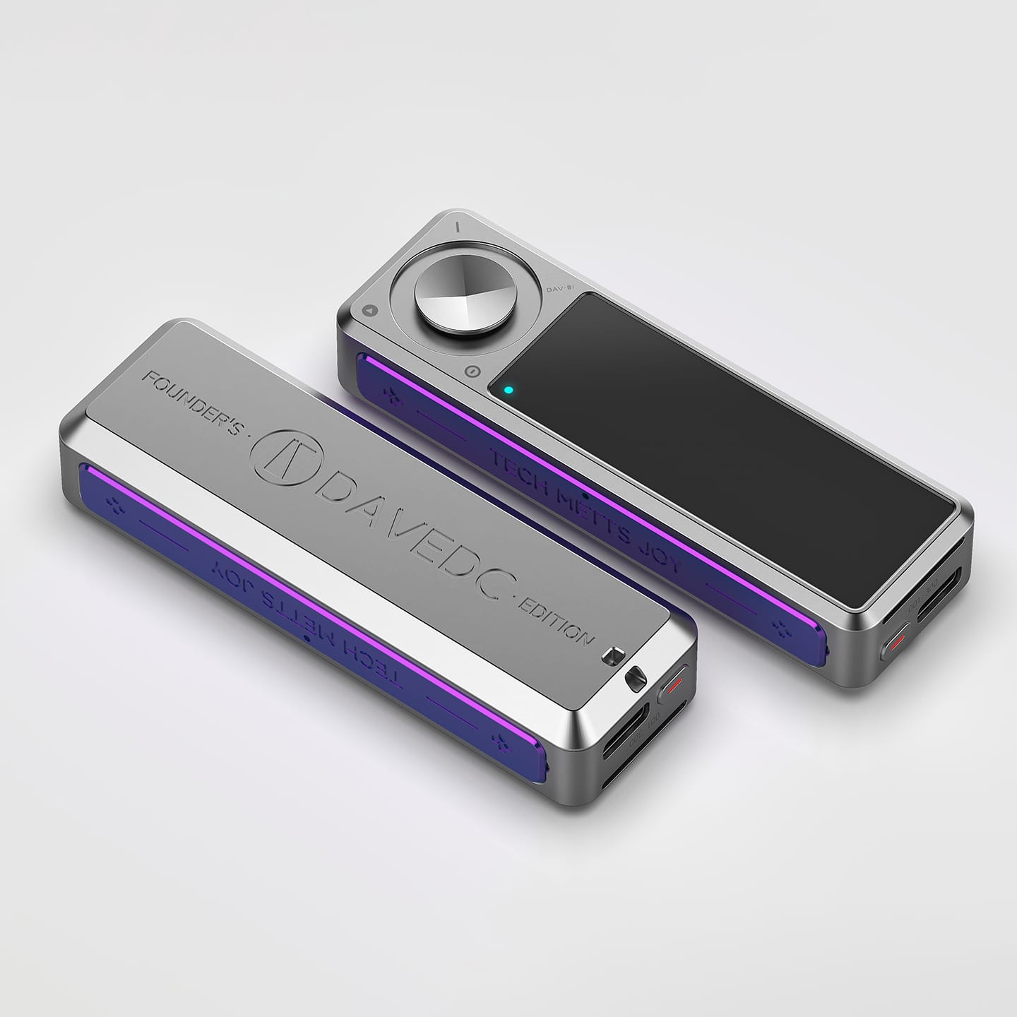 DAV EDC 只禁优惠代码 Dav-01 Electronic Slider Stainless Steel+Titanium