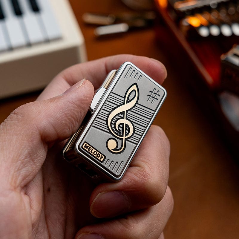 DJG Fidget Slider MELODY Titanium+Brass (ships in 80 days)