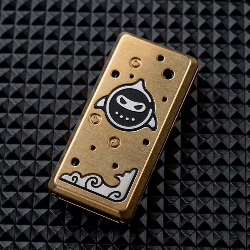 DJG Fidget Slider Spirit Brass-shark