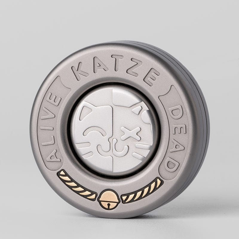 EA EDC Haptic Coin Schrödinger’s Katze Blasted SS+Titanium (ships in 30 days)