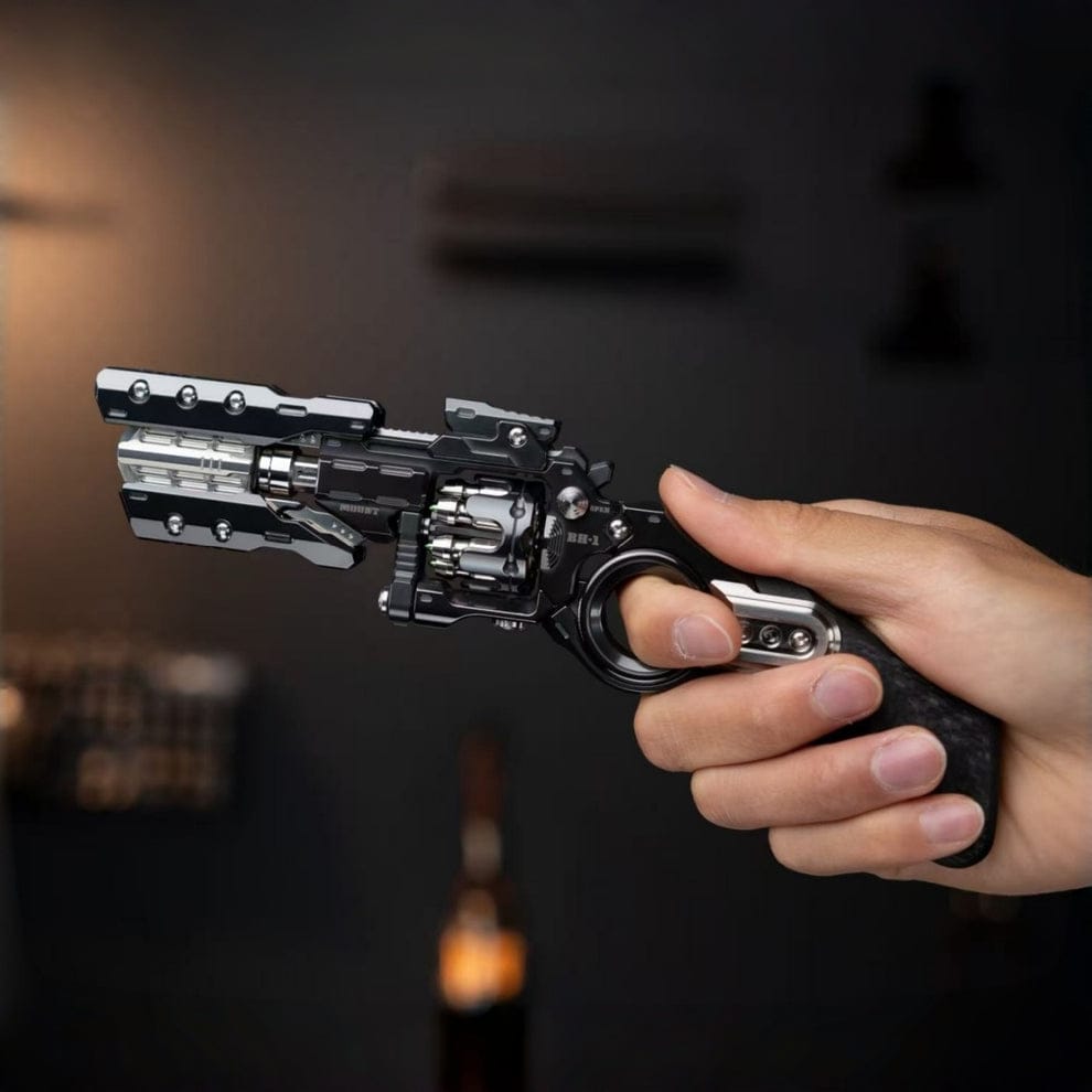 EDCELL, Fidget Breaker, Premium Metal EDC Revolver Toy
