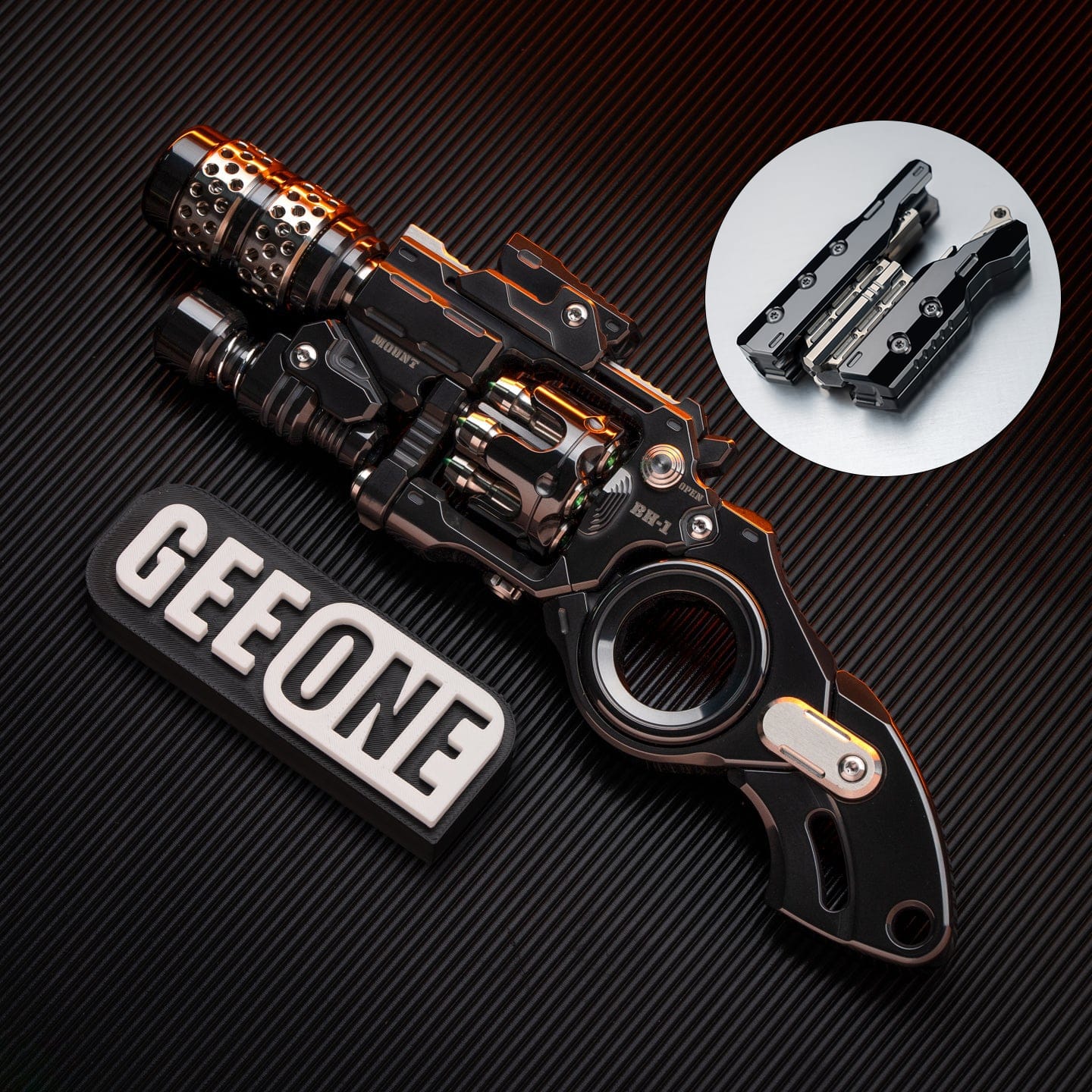 EDCELL, Fidget Breaker, Premium Metal EDC Revolver Toy