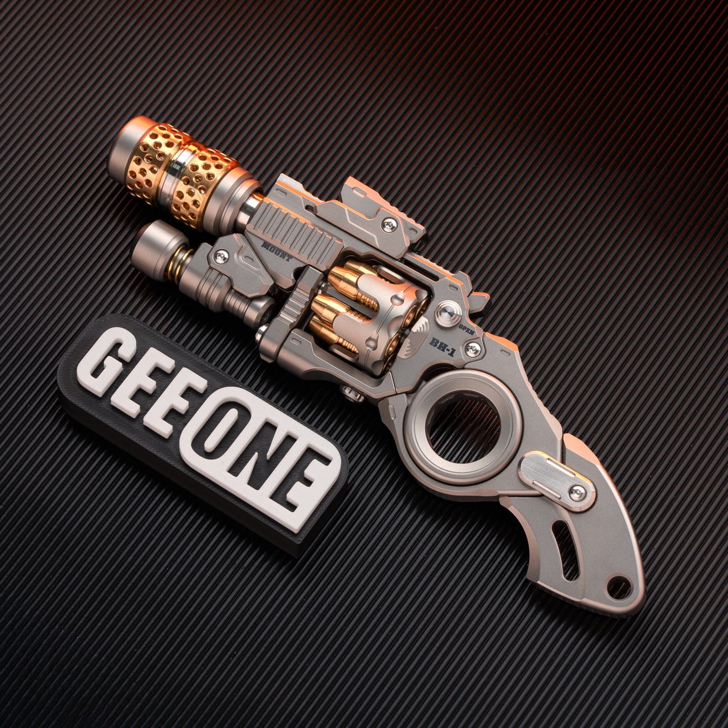 EDCELL, Fidget Breaker, Premium Metal EDC Revolver Toy