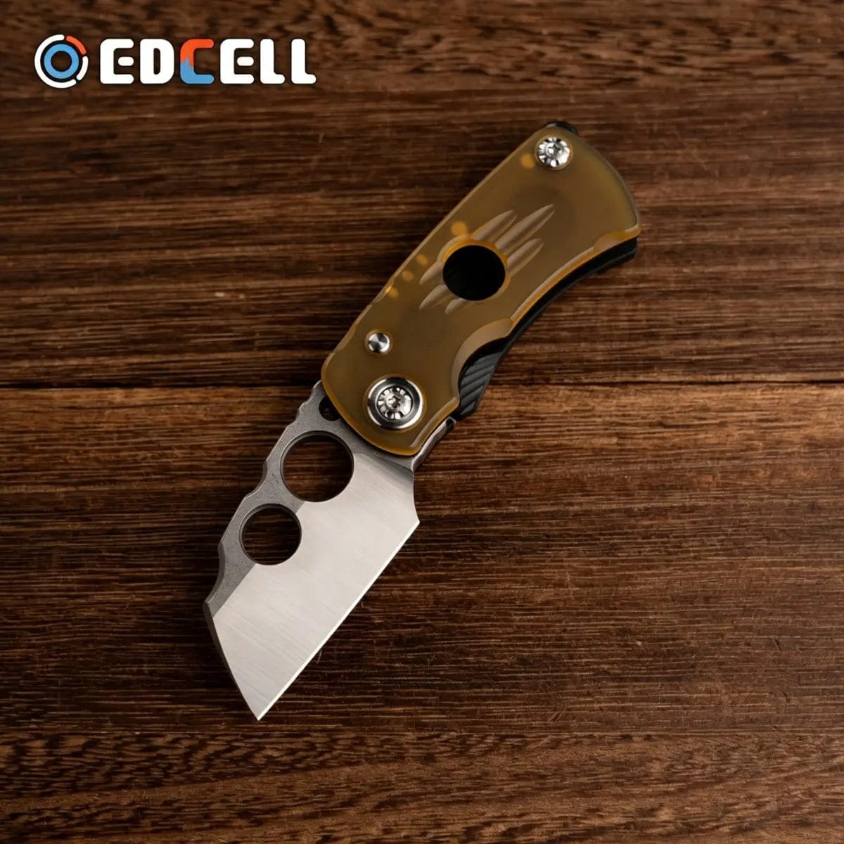 EDCELL 只禁优惠代码 Dire Claw Folding Pocket Knife Titanium/Ultem (PEI)-Horn Tip (ships in 10 days)