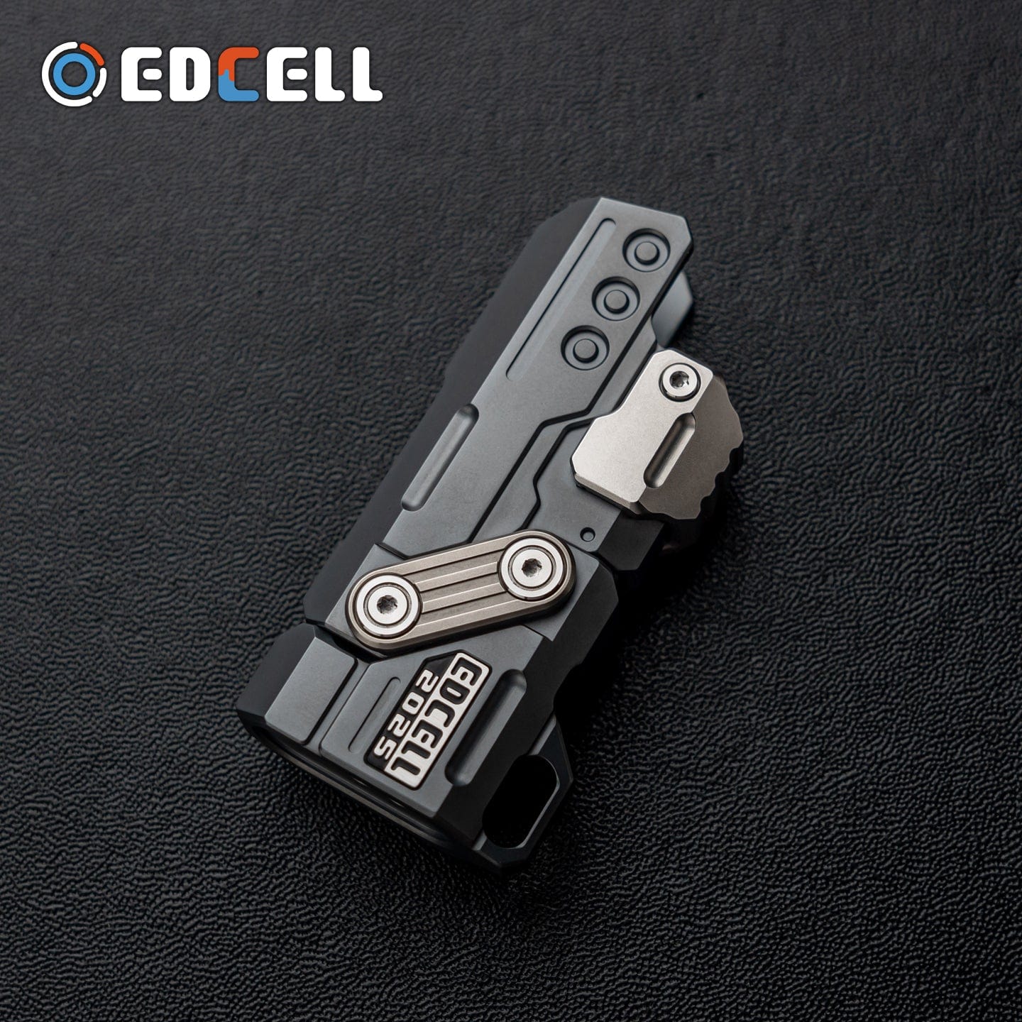 EDCELL Multi Tool IFRIDUS Lighter Case Blackened Titanium