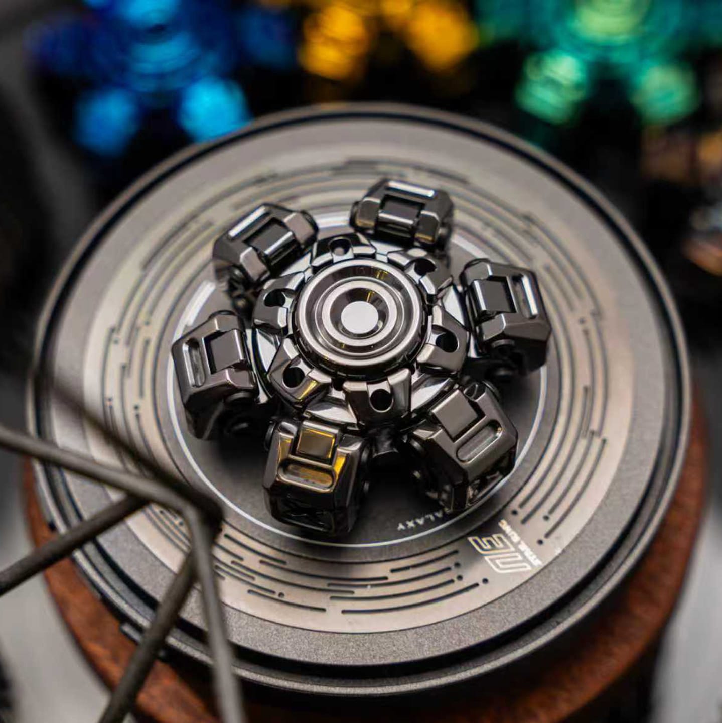 FU SHI Fidget Spinner Machinarium X Zirconium - Black