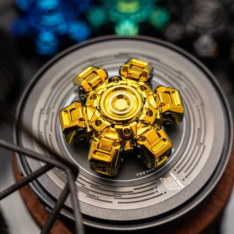 FU SHI Fidget Spinner Machinarium X Zirconium - Gold