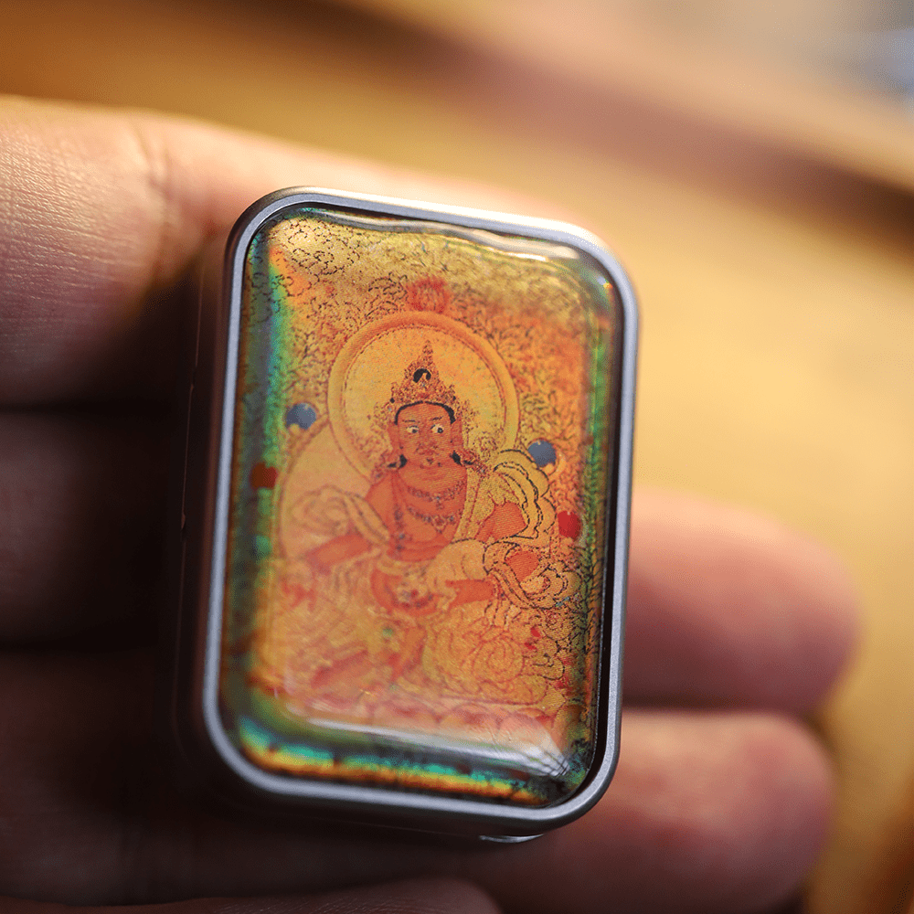 GAO STUDIO 只禁优惠代码 Energy Card Stainless Steel (Yellow Jambhala No.2) ships in 10 days