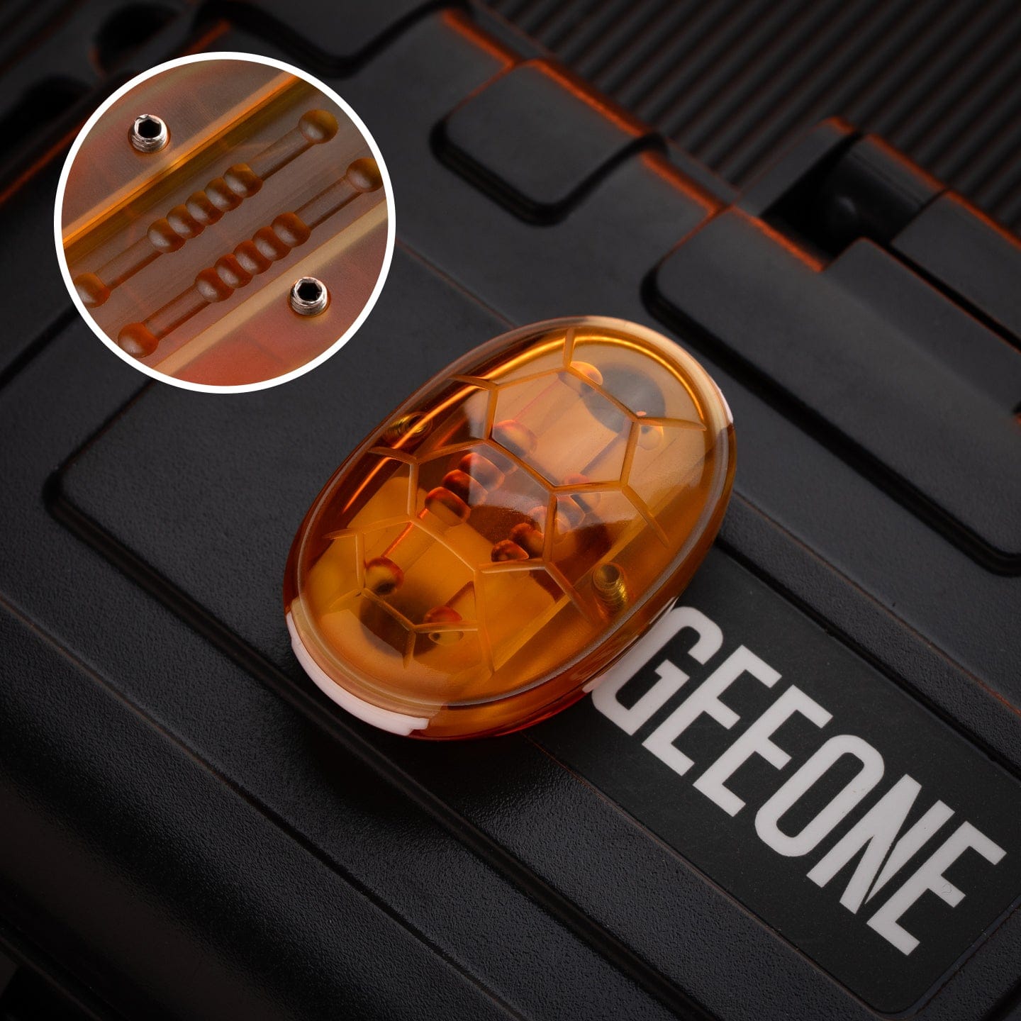 GEEONE 只禁优惠代码 DING JIA Slider Polished PEI (standard end suction impact track)