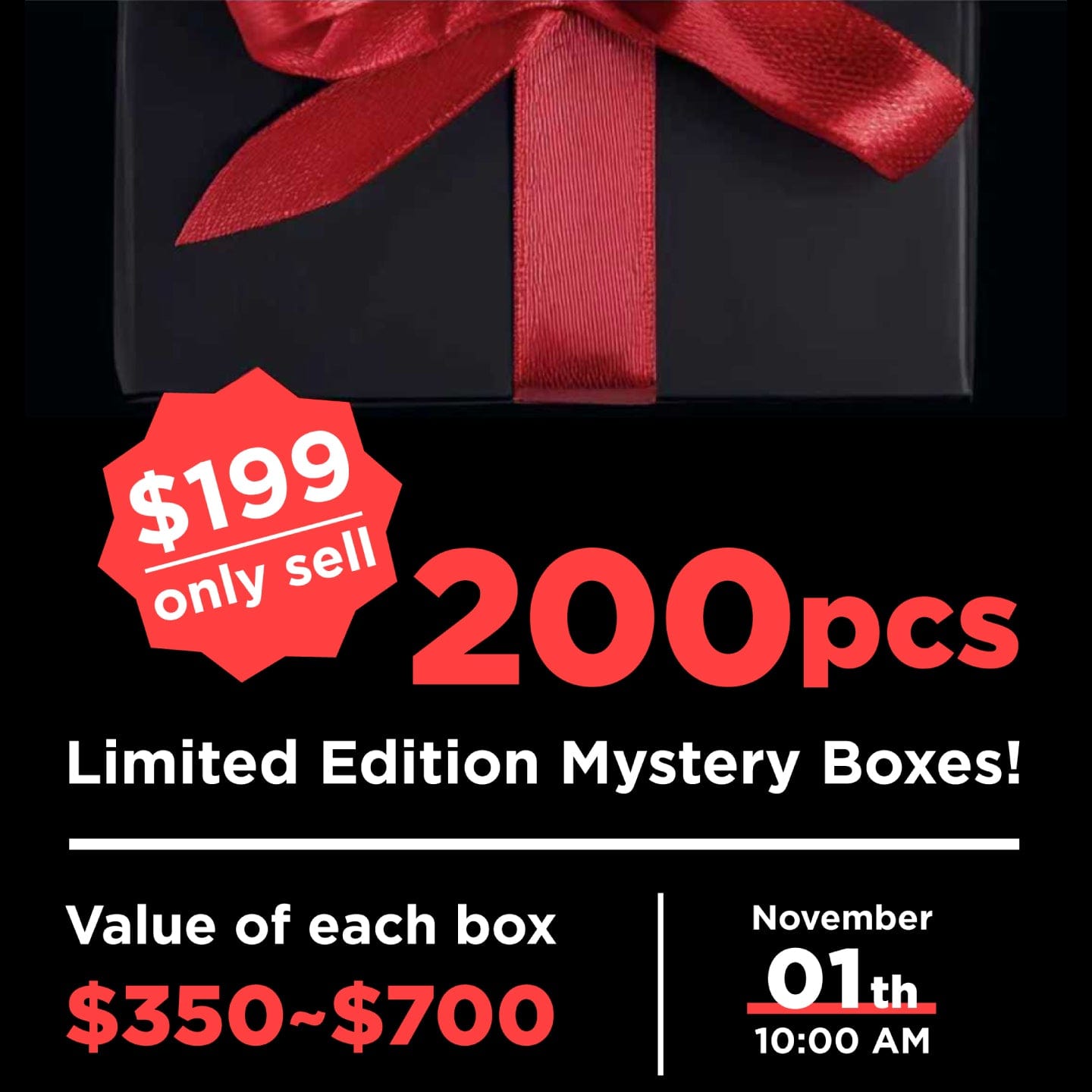 GEEONE 禁店铺满减及优惠代码 GEEONE Mystery Box – Black Friday 2025 Limited Edition Mystery Box