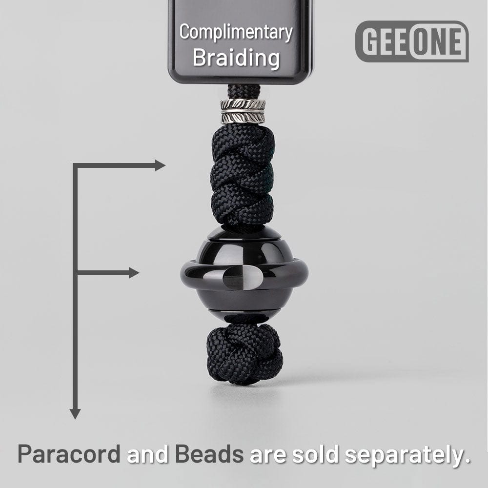 GEEONE Accessories Paracord Bead Braiding Service Complimentary Braiding / Ball Knot Alloy Kit