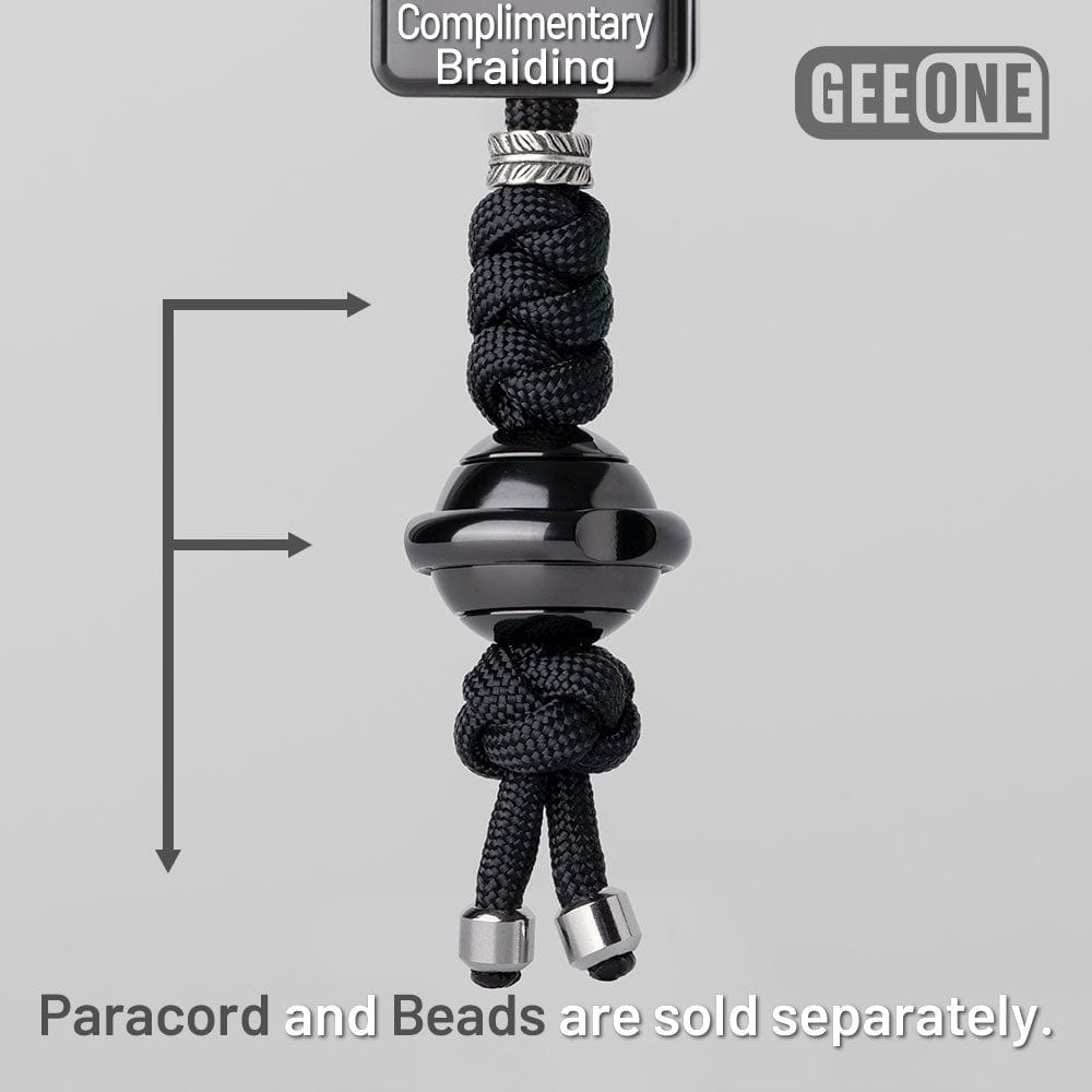 GEEONE Accessories Paracord Bead Braiding Service Complimentary Braiding / Double Tail Alloy Kit