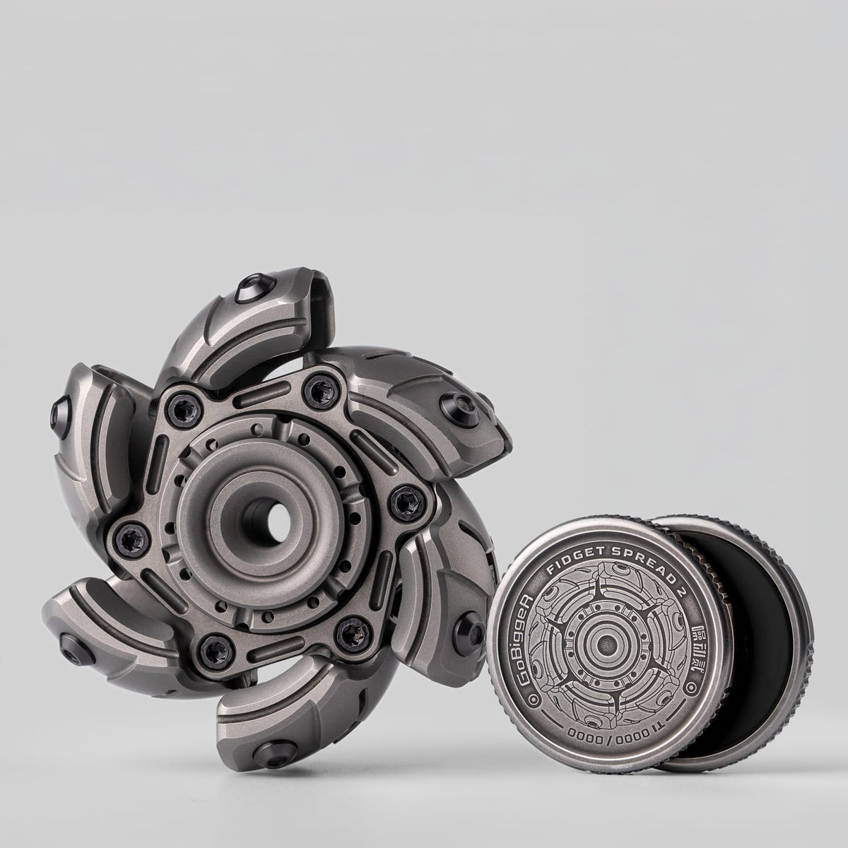 GoBiggeR 只禁优惠代码 Fidget Spread 2.0 (Pillbug 2.0) Titanium/Zirconium (ships at the end of Dec.)