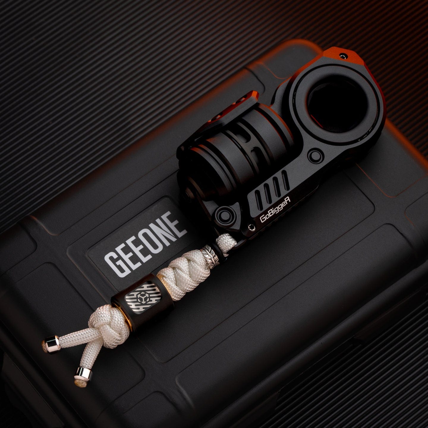 GoBiggeR Fidget Slider Sinian Lite (Youth Edition) Set / Sinian(Aluminum black) + scroll bead braiding kit