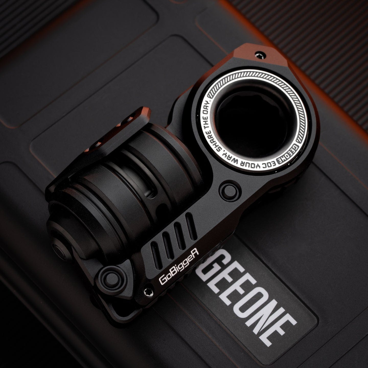 GoBiggeR Fidget Slider Sinian Lite (Youth Edition) Sinian / Aluminum black + zirconium rings