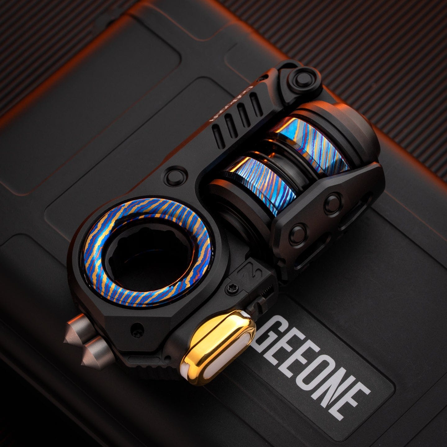 GoBiggeR Fidget Slider Sinian Lite (Youth Edition) Sinian Lite(DIY version) / Sinian (black)+Mokuti rings+Bean Z+Adapter+Spikes