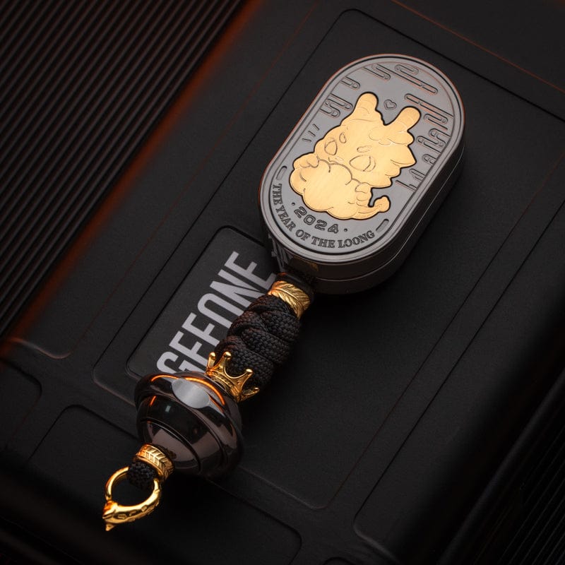HE EDC Fidget Slider Ling Yun 3.0 Set / Ling Yun blackened zirconium+planet braiding kit