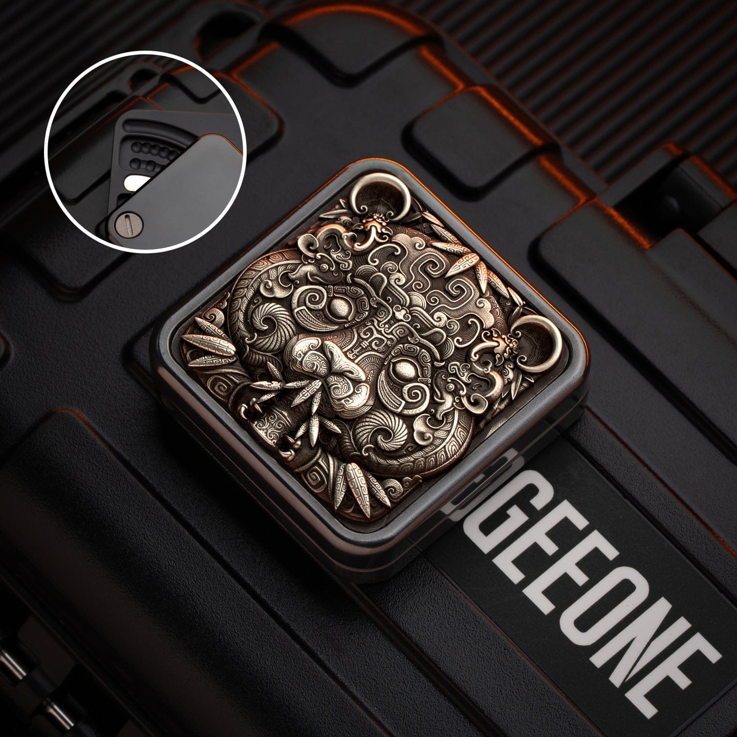 HERO 只禁优惠代码 Square Slider Zirconium+Titanium Panda plate