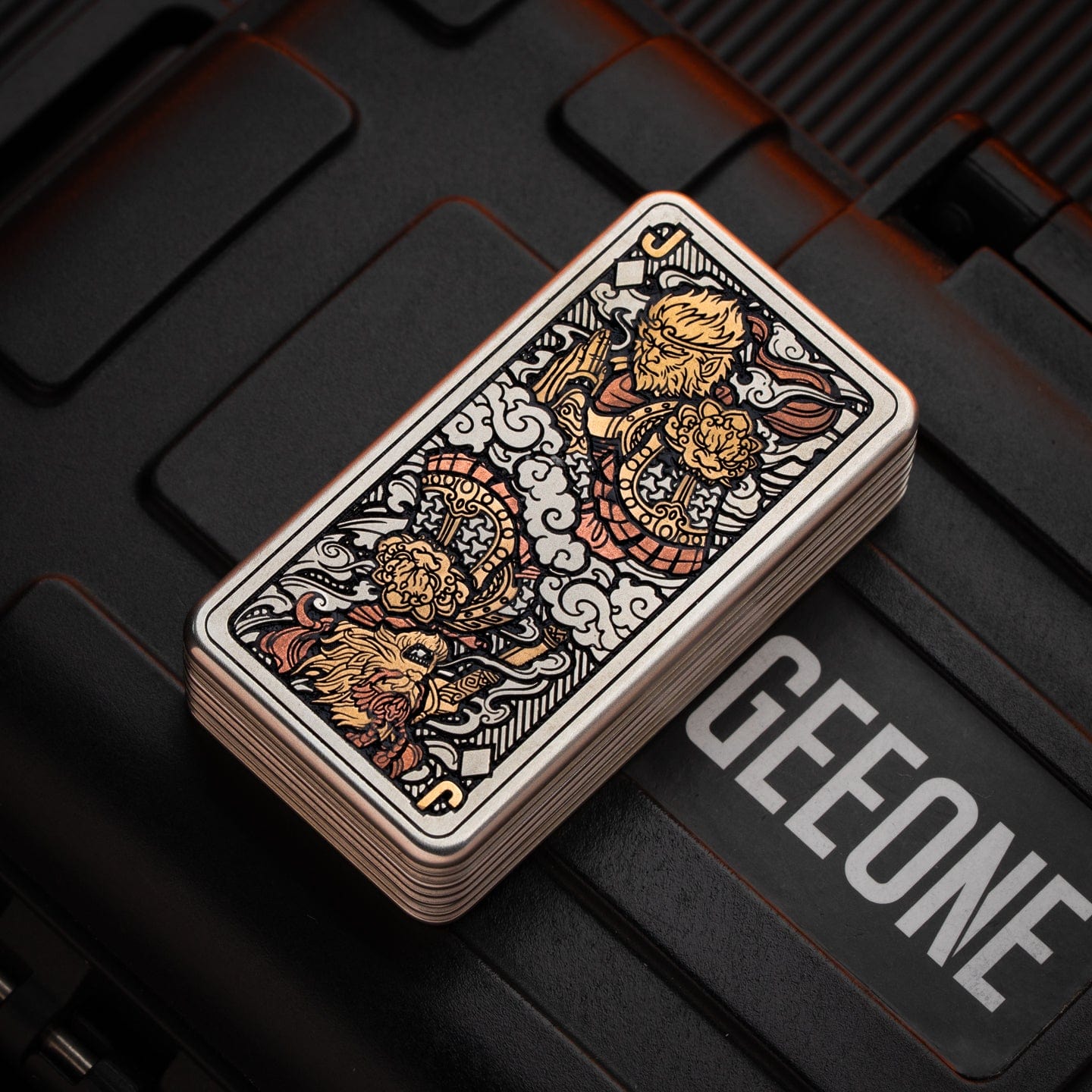 HERO Fidget Slider Fortune Cat Engraved Cupronickel/Monkey King