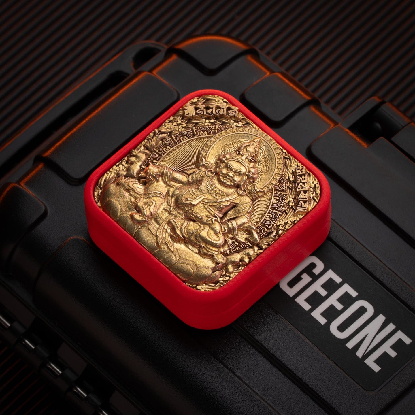 HF EDC 只禁优惠代码 Magic Cube G10 red-Frosted Relief Limited Edition