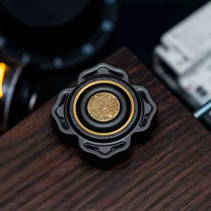 Jia Chen gold Fidget Spinner Tai Xu You Blackened Stainless Steel (ships in 30 days)