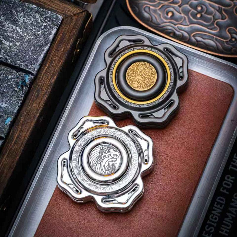 Jia Chen gold Fidget Spinner Tai Xu You Blackened Stainless Steel (ships in 30 days)