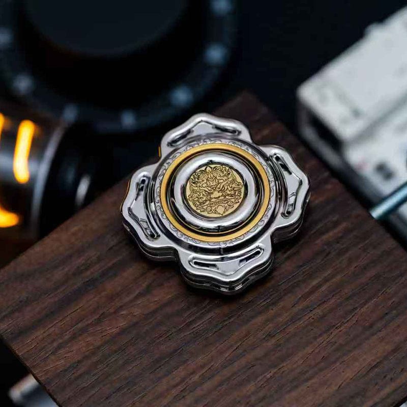 Jia Chen gold Fidget Spinner Tai Xu You Blackened Stainless Steel (ships in 30 days)