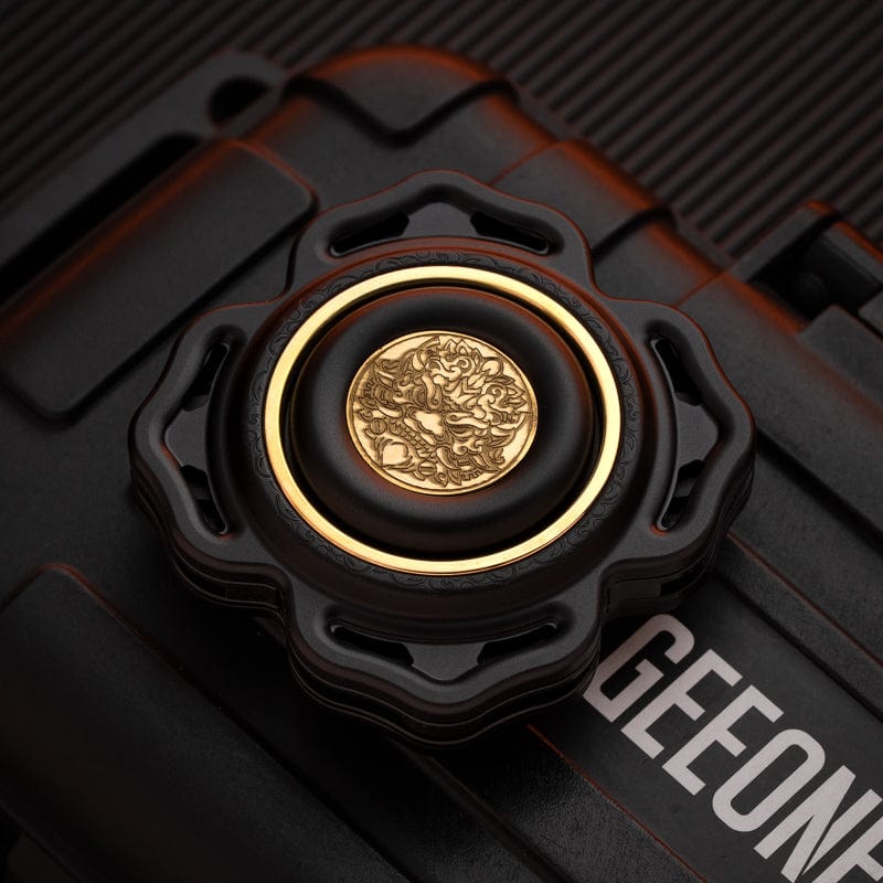 Jiachenjin Fidget Spinner Taixu You Blackened Stainless Steel